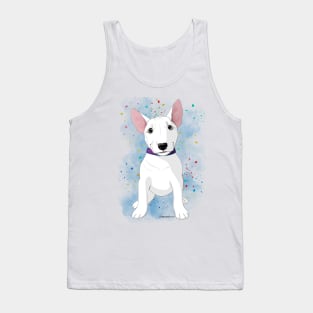 Bull Terrier Pup white Tank Top